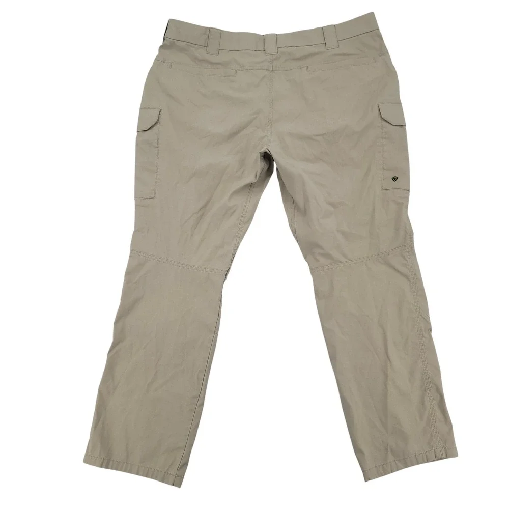 FIRST Tactical Cargo Pants Men's 42x32 Khaki Ripstop Utility Hiking Work Outdoor